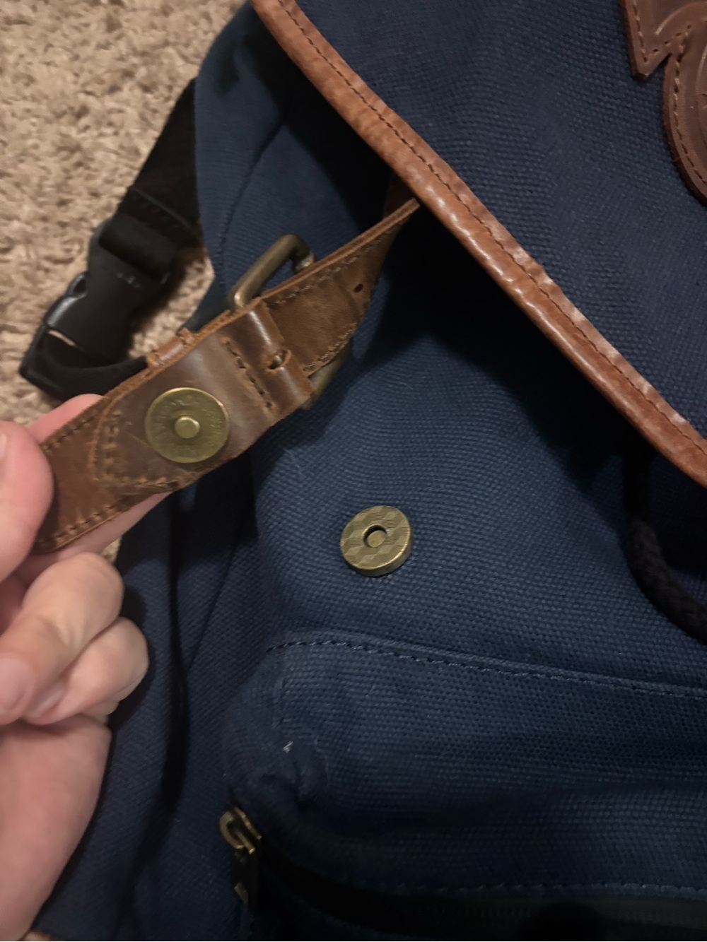 Baseballism Navy Backpack - Picture 5 of 13